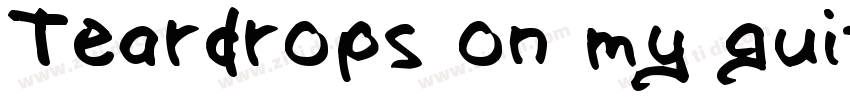 Teardrops on my guit字体转换